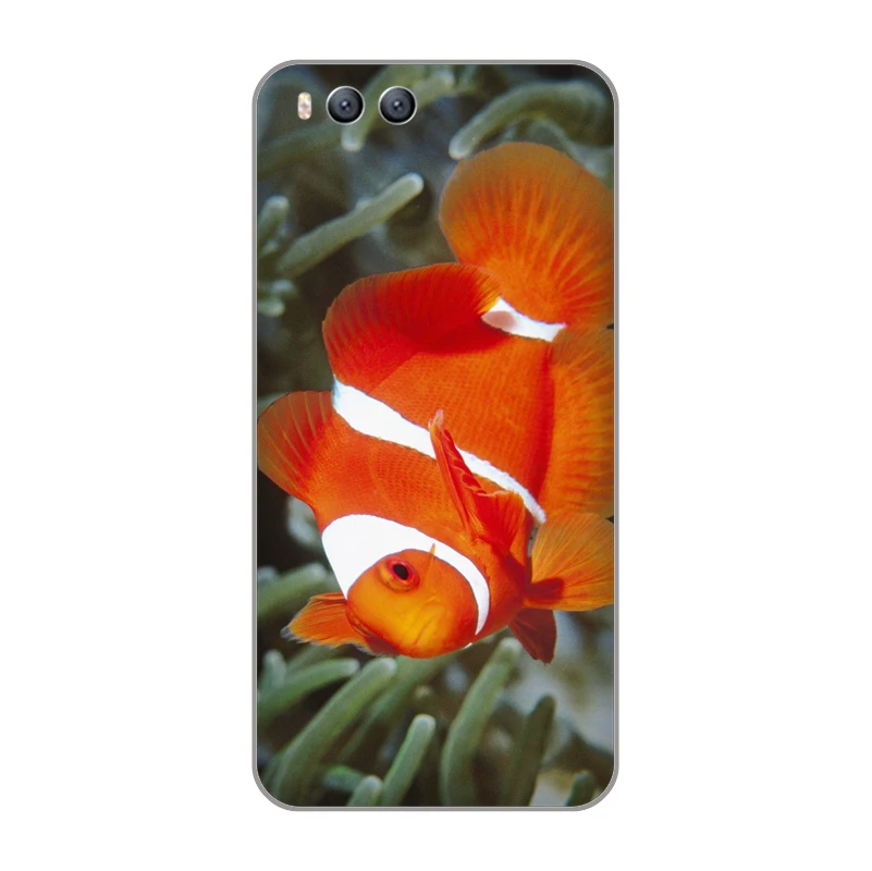 Lionfish blue red Tropical fish printed Soft TPU Silicone Case Cover for xiaomi 3 note3 4 4c 5s 5 6 redmi 4a 6a note note2 5a |