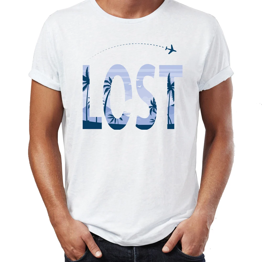 Новая брендовая мужская Футболка Lost Classic Tv tops футболка Homme серии Dharma inligation Nerdy плюс