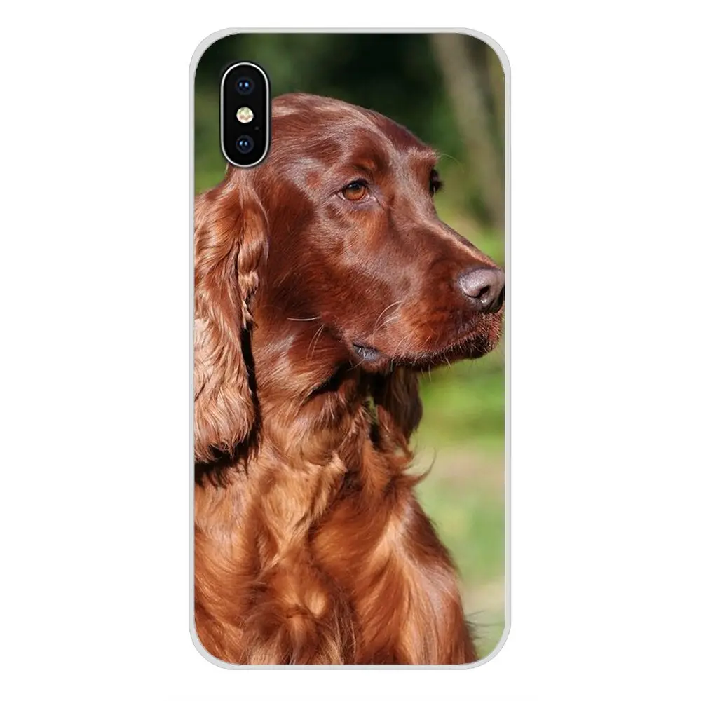 Чехлы и аксессуары для телефонов Xiaomi Redmi 4A S2 Note 3 3S 4 4X 5 Plus 6 7 6A Pro Pocophone F1 Irish Setter dog art