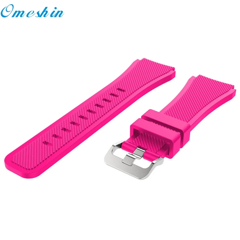 OMESHIN Factory Price New Fashion Sports Silicone Bracelet Strap Band For Samsung Gear S3 Frontier Dec16 Drop Shipping|bracelet samsung gear|samsung
