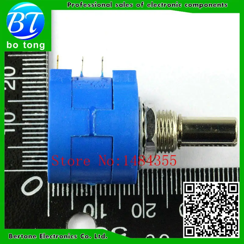 1 шт. прецизионный многооборотный потенциометр 3590S-2-102L 3590S 1K Ом 10 колец
