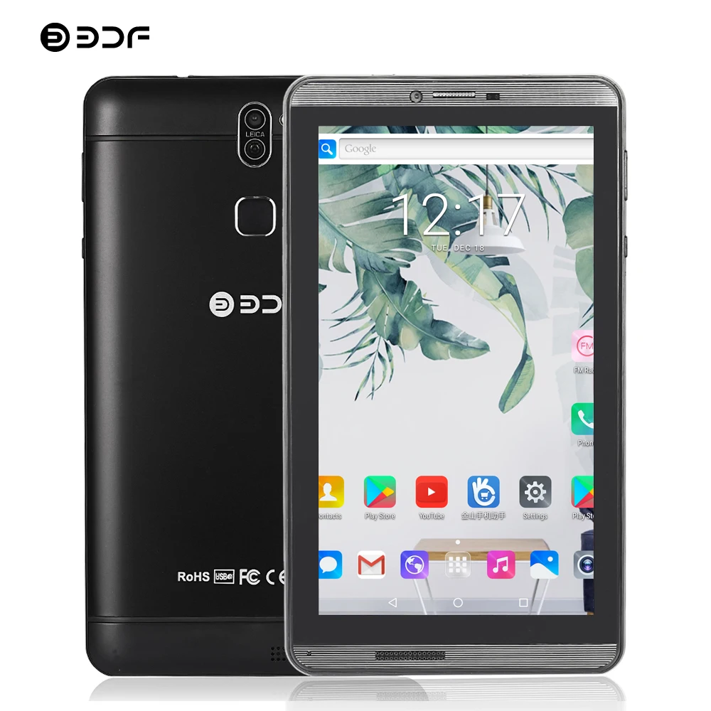 BDF 2019 Новые планшеты 7 дюймов Android 6 0 планшетный ПК 3G телефонные звонки двойная sim