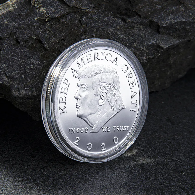 Дональд Трамп 2020 Keep America Great Серебряная Золотая монета памятная Америка 45-го
