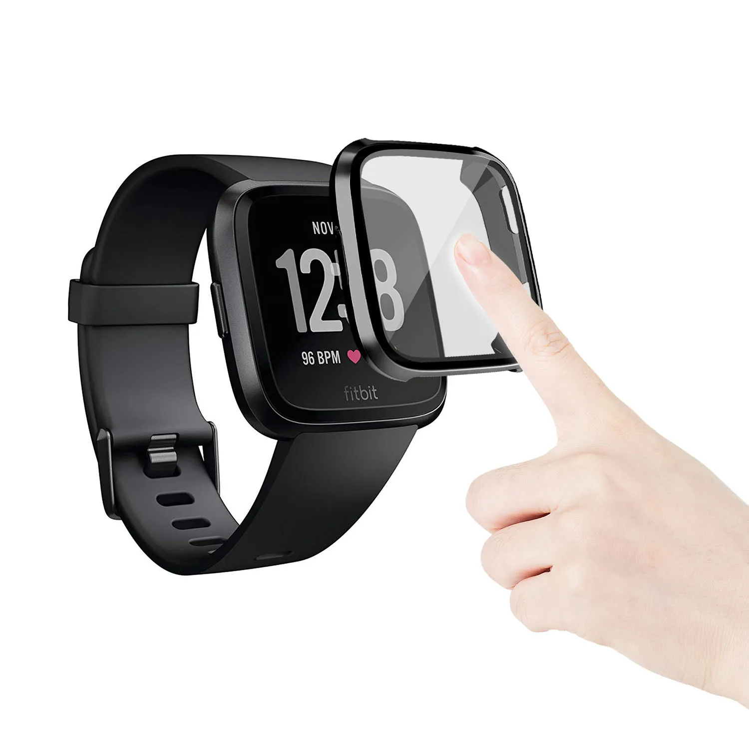 Ультратонкий Мягкий чехол из ТПУ с покрытием для Fitbit Versa силиконовый полной
