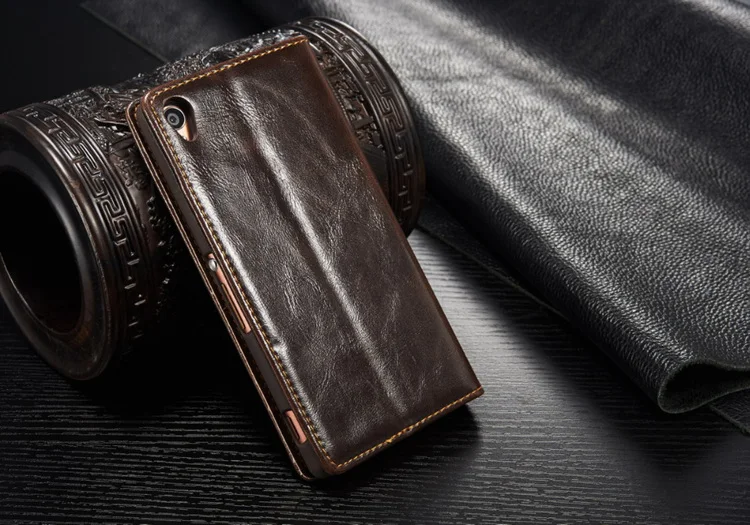 CaseMe Luxury PU Leather Case Fundas For Sony Xperia Z5 E6603 E6653 / Premium Plus Coque | Мобильные телефоны и