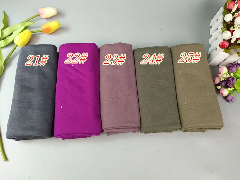 C1 высокое качество алмазными Джерси платки повязки популярные хиджаб Лето