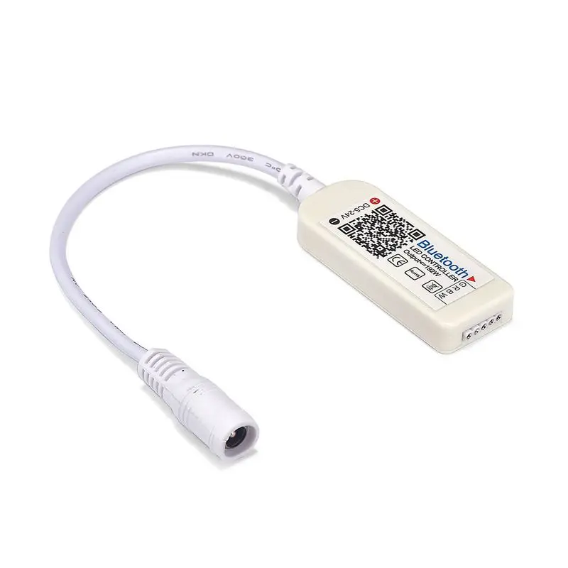 10 шт. DC5-24V Mini Bluetooth Wi-Fi контроллер rgbw музыка RGBW для 3528 5050 Светодиодные ленты Панель
