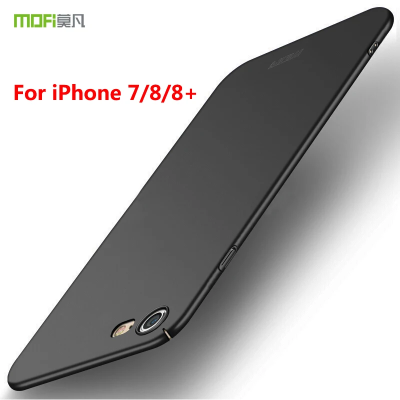 Роскошный чехол MOFi для iPhone 7 Plus 8 классический матовый жесткий защитный задней