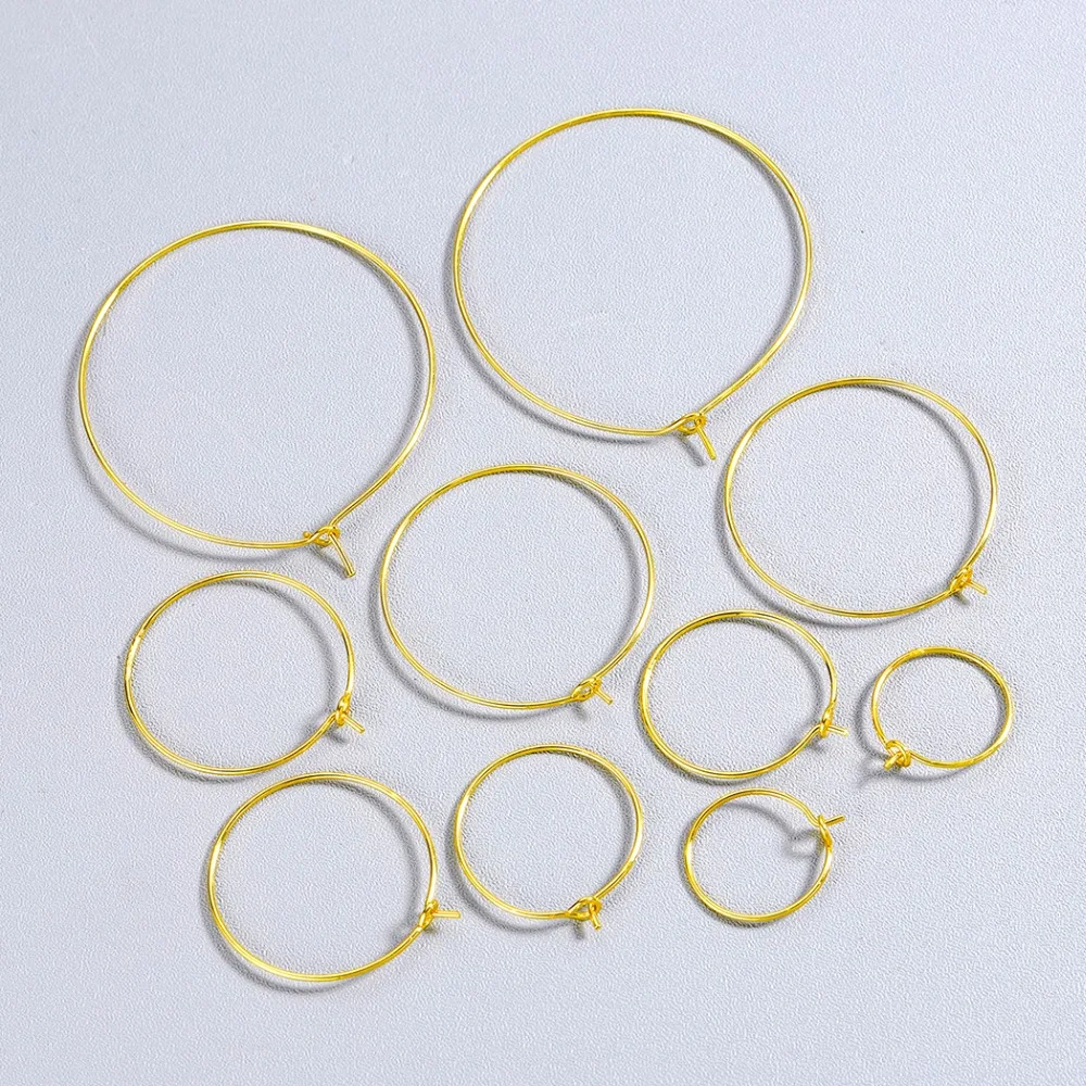 QIAMNI Sexy Trendy 15-40MM Circle Threader Hoop Earring Punk Knot Round Loop Party Gift Fantaisie Brincos Pendientes | Украшения и