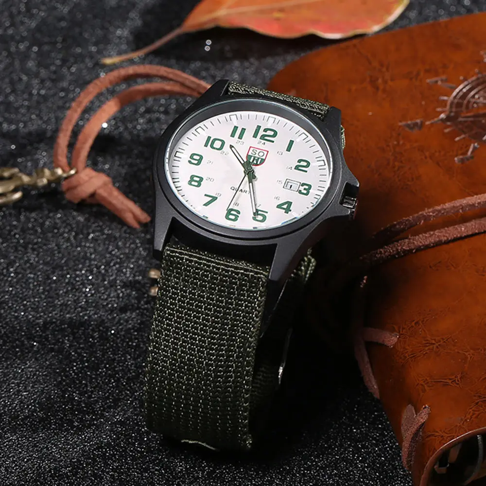 SOKI Марка Часов Цифровые Часы relojes пункт hombre мужские Кварцевые Relogio Masculino Военная