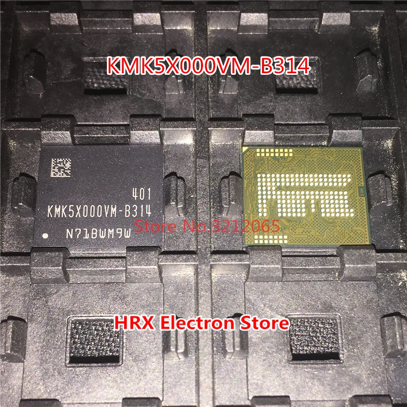 100% Новый оригинальный EMCP BGA KMK5X000VM B314|bga| |