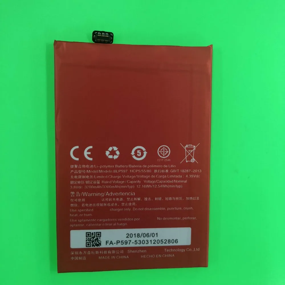 Новый аккумулятор BLP597 емкостью 3200 мАч для Oneplus 2 и|Аккумуляторы мобильных