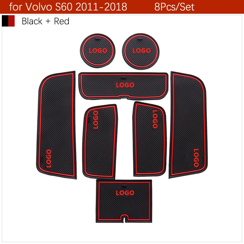 Противоскользящий резиновый коврик для VOLVO V40 V60 S60 S90 XC60 XC90 2013 2014 2015 2016 2017 2018 2019