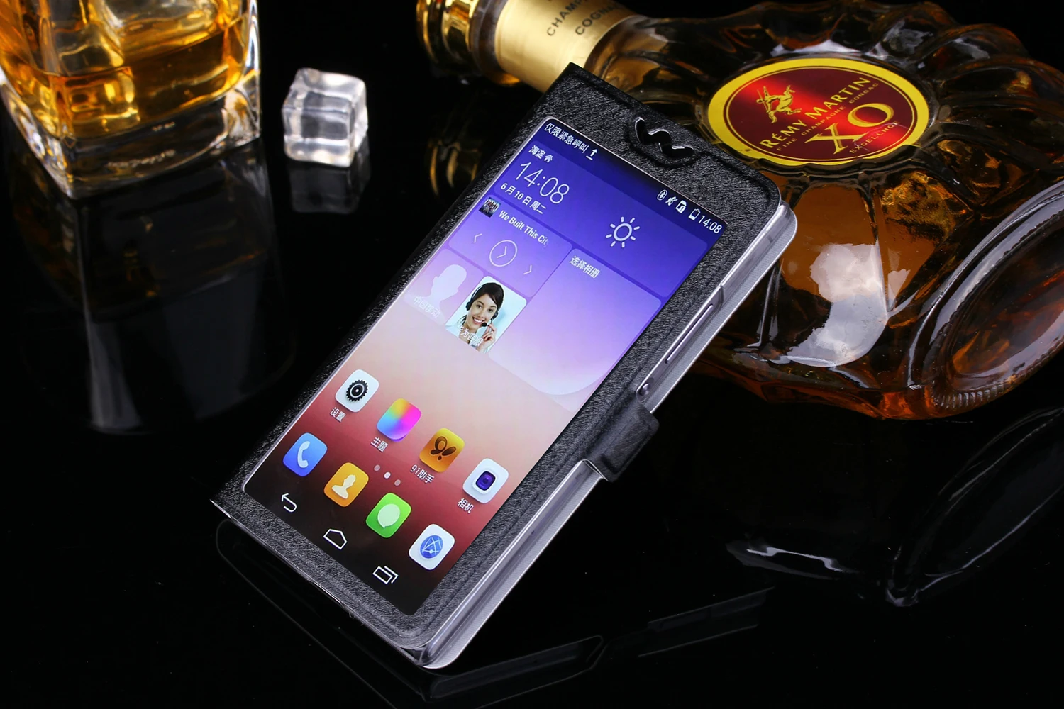 Чехол-книжка из искусственной кожи высшего качества с окошком для Leagoo z10 M13 S11 S10 T8