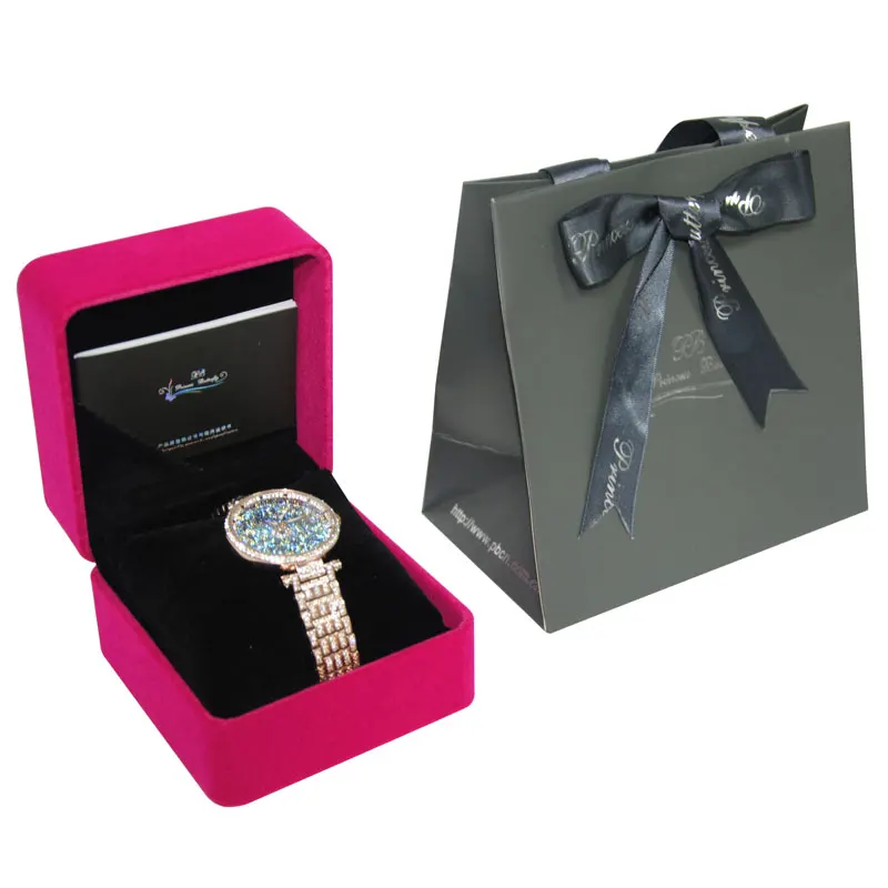 Нарядные часы для девочек от известного бренда PB простые светящиеся аналоговые