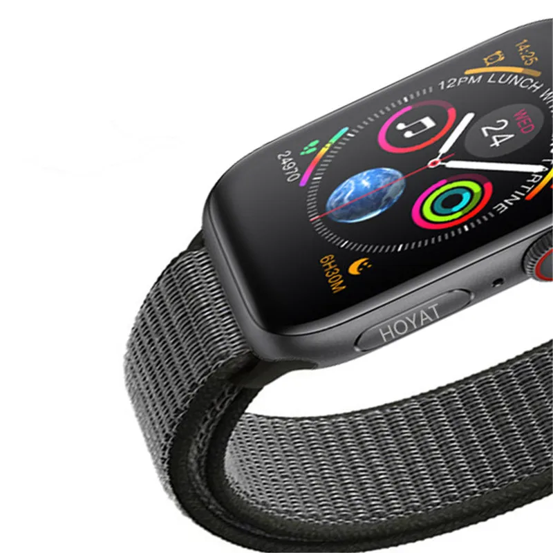 2019 Смарт часы серии 4 сердечный ритм SmartWatch 44 размер нейлон 8 для iphone XR huawei оppo хiaomi
