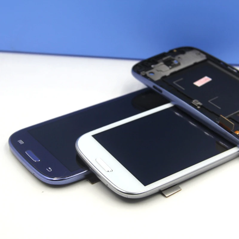 ЖК-дисплей для Samsung Galaxy SIII S3 i9300 кодирующий преобразователь сенсорного экрана в