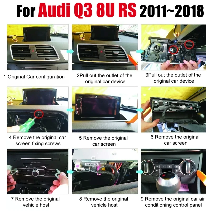 Для Audi Q3 8U RS 2011~ MMI автомобильный стиль Android экран Liandlee автомобильный мультимедийный плеер NAVI Радио 4G gps навигация