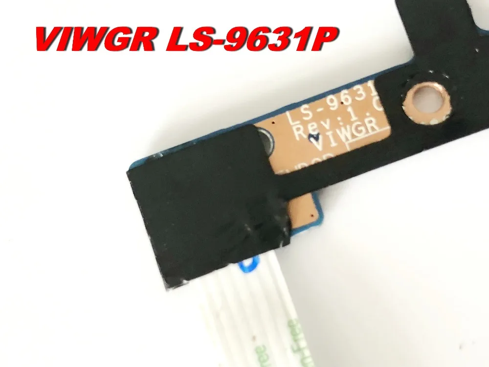 Оригинал для Lenovo G500 G505 G510 кнопка включения питания панель VIWGR LS-9631P Бесплатная
