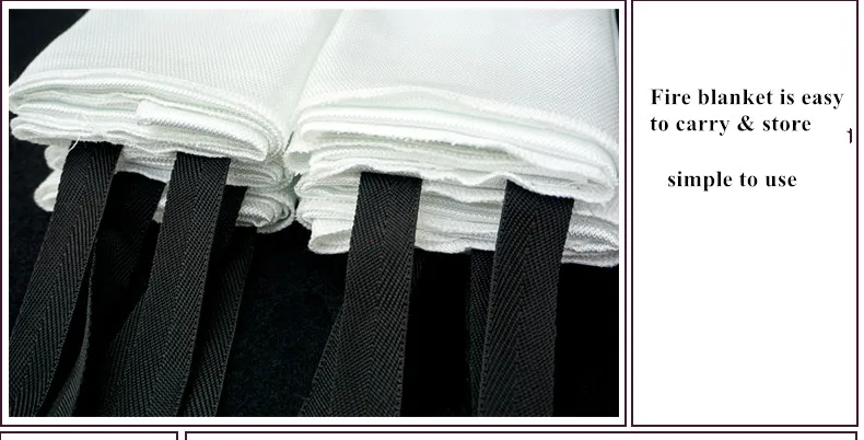 Огнестойкое одеяло из стекловолокна 1mX1m|fire blanket|fiberglass fire blanketblanket emergency |