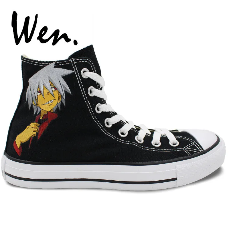 Вэнь мужские и женские кроссовки аниме Пожиратель душа дизайн с ручной росписью