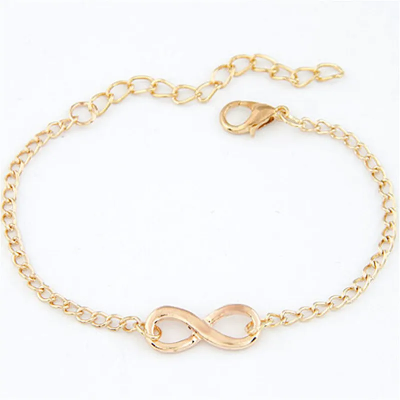 LC040 Горячая новинка 2017 Bijoux модный винтажный браслет Бесконечность 8 для женщин