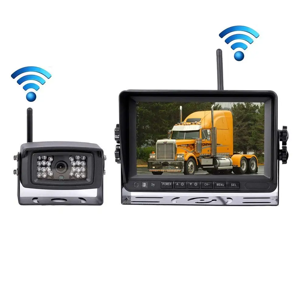 

7inch car monitor digital wireless and car backup camera