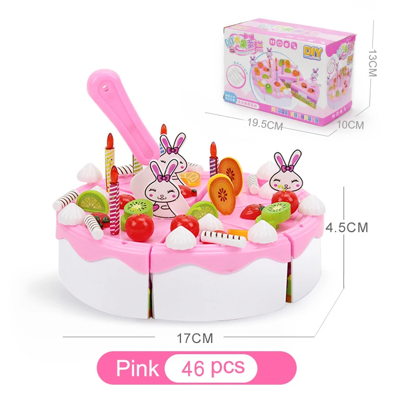 

Kids Baby Strawberry Cake Tea Time Toys Set ABS Play House Christmas Gifts BM88