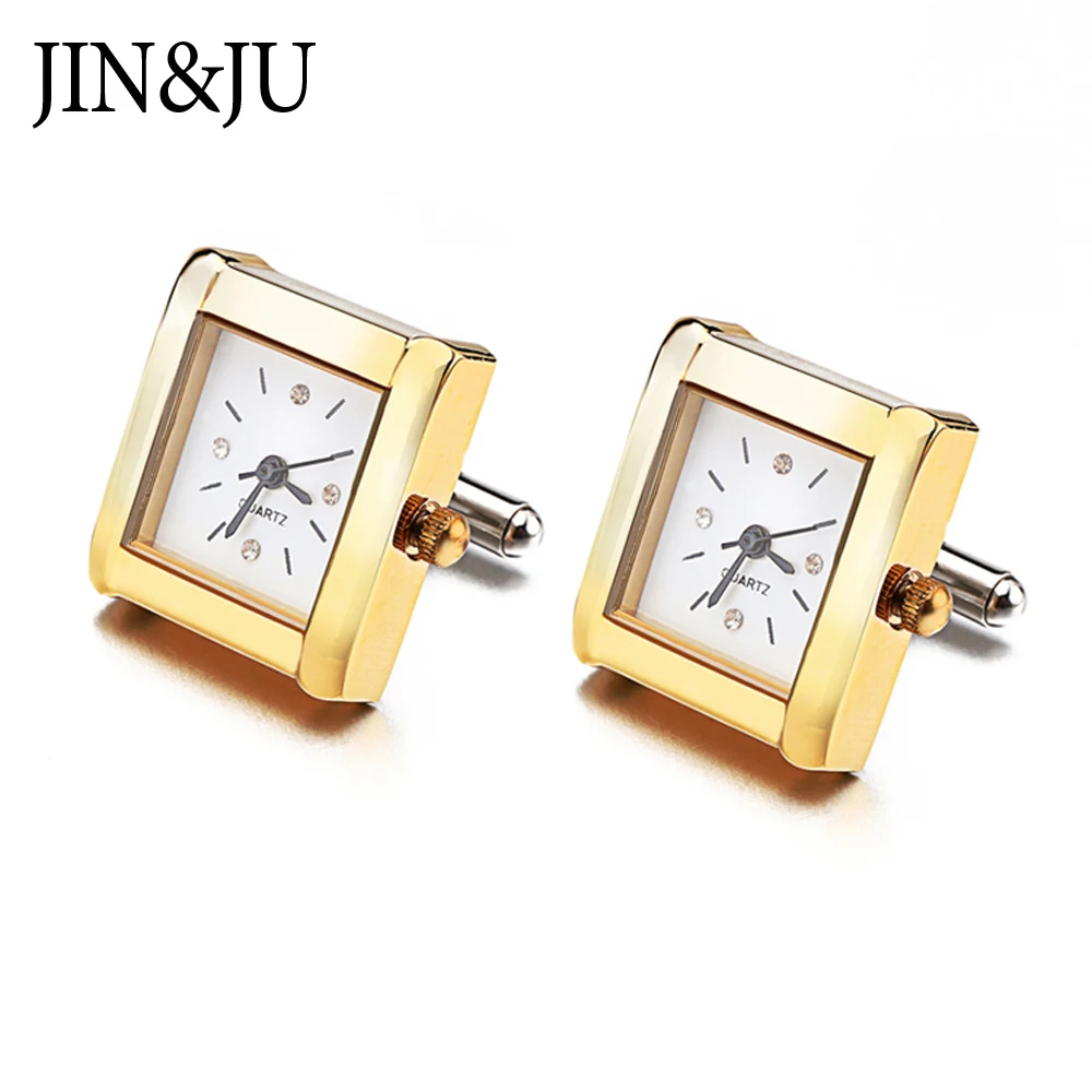 JIN & JU мужские ювелирные изделия хит продаж часы дизайн джентльмен запонки