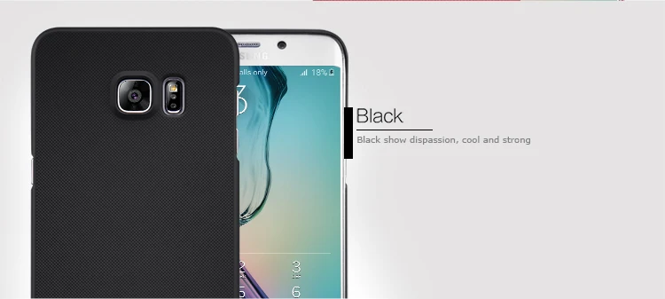 NILLKIN роскошный матовый защитный чехол для samsung Galaxy S6 Edge Plus + Бесплатная защитная
