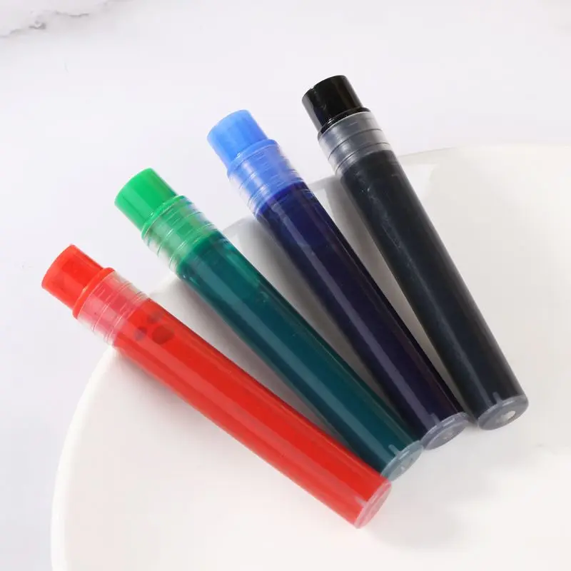 10pcs/set Black Red Green Blue Replacement Refills for Whiteboard Marker Pen White Board Erase Pens School Stationery | Канцтовары для