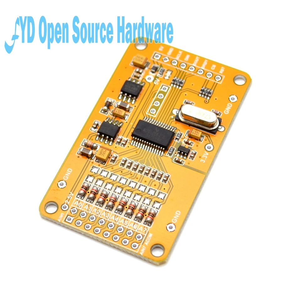 

1pcs ADS1256 24 ADC8 road AD -precision ADC data acquisition module