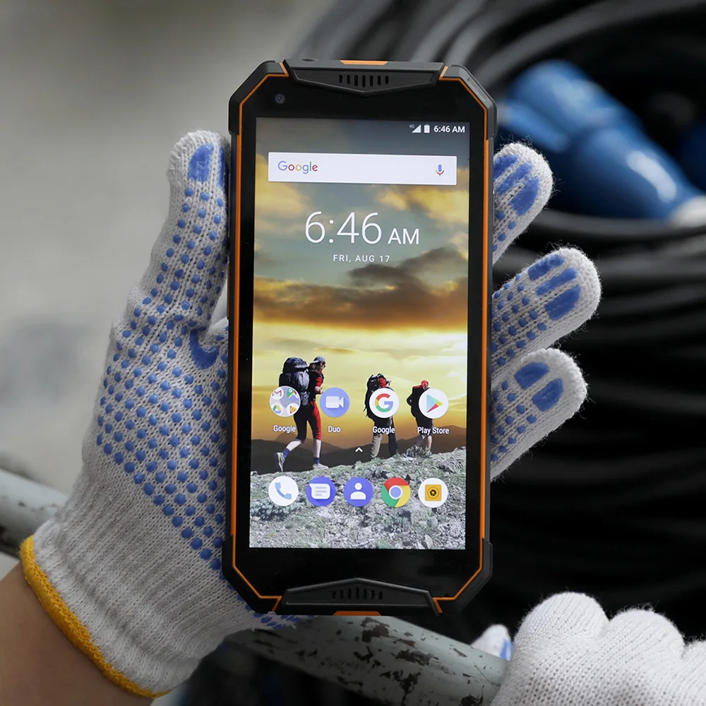 Ulefone Armor 3 смартфон с 5 дюймовым дисплеем восьмиядерным процессором MT6763T ОЗУ 4 Гб