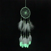 unique fluorescent dreamcatcher fashion gift india handmade wind chimes hanging pendant dream catcher home wall art decor