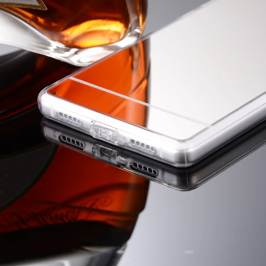 CRIAR зеркало для дома покрытие прозрачный ТПУ Мягкий силиконовый чехол Huawei Honor 7 8 9