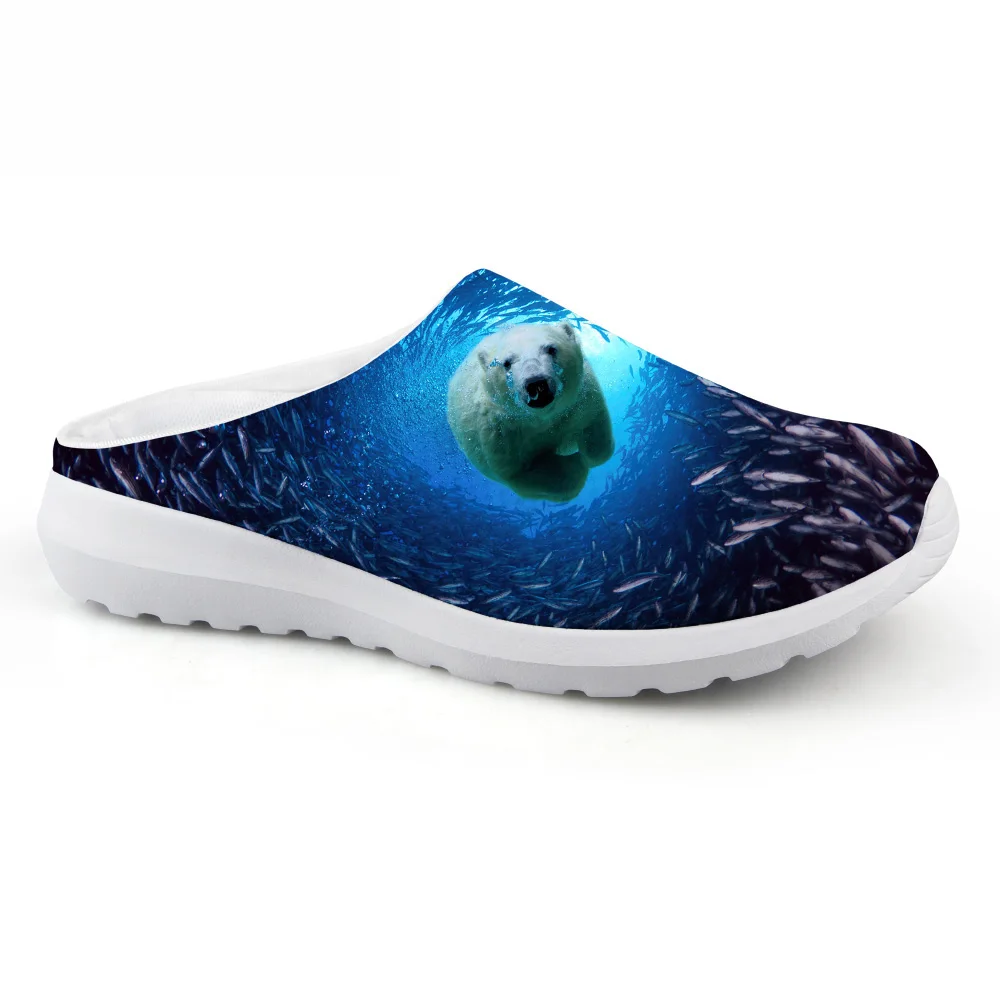 WHEREISART/Женская обувь сандалии с животными повседневные женские тапочки принтом