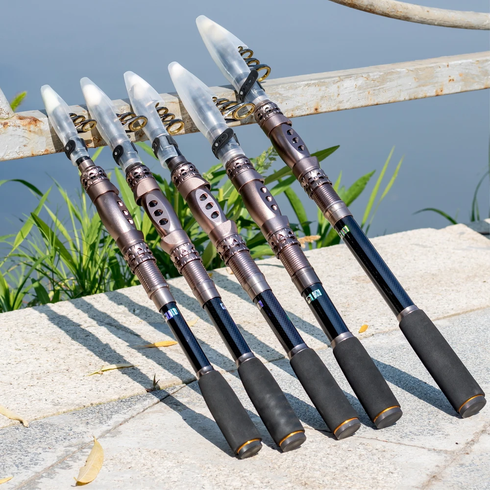 Телескопическая удочка Сверхлегкая Мини Портативная спиннинговая Удочка из