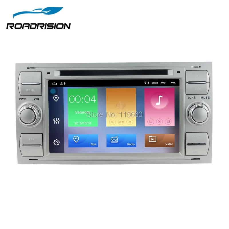 RoadRision Android 8 1 автомобильный DVD плеер для FORD Focus Mondeo S C max Fiesta Galaxy Transit