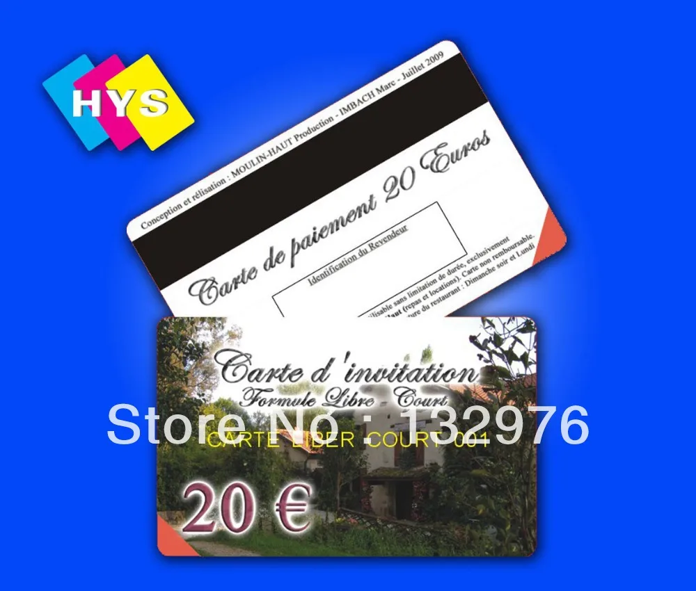 

Plastic magnetic stripe card and pvc member card Printing