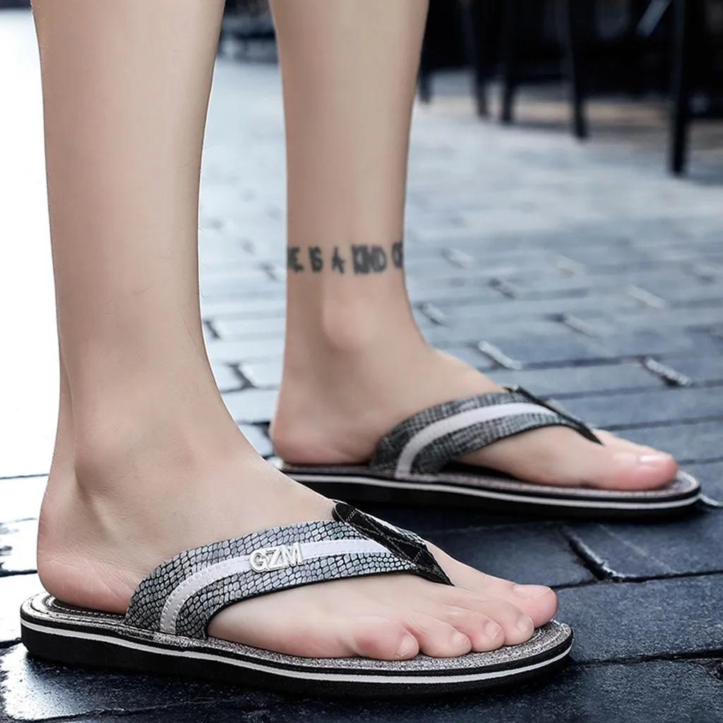 Новое поступление летние мужские вьетнамки в полоску пляжные сандалии zapatos hombre