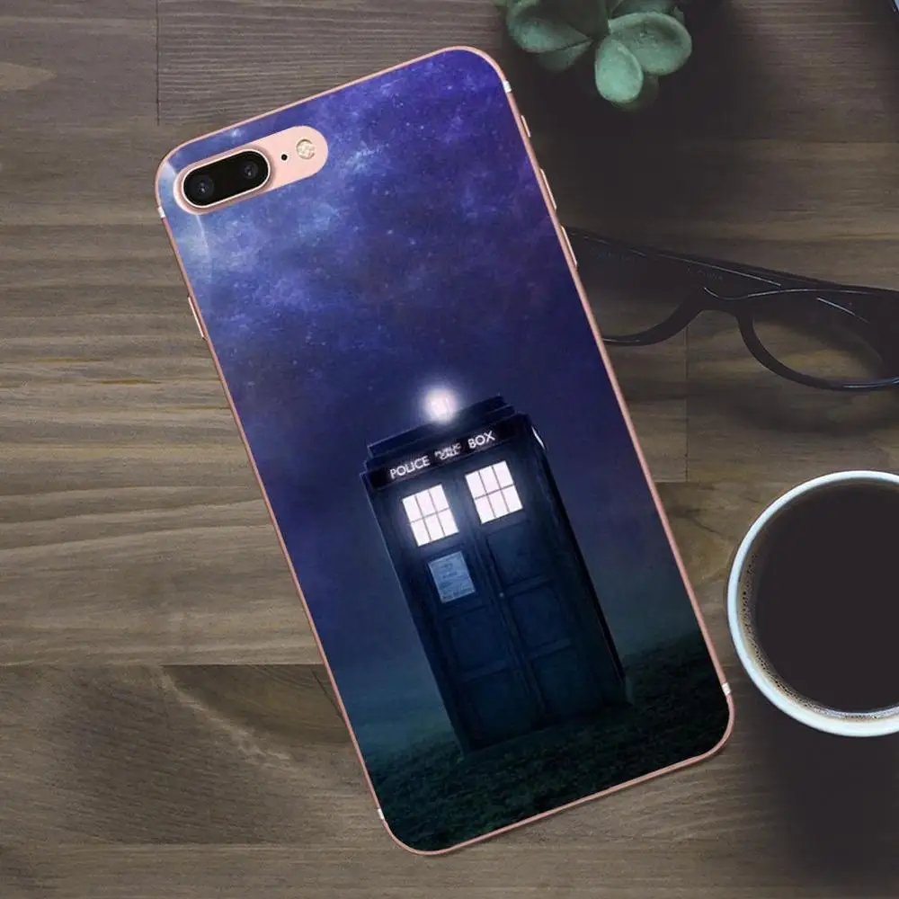 Чехол из ТПУ для Apple iPhone 4 4S 5 5C SE 6 6S 7 8 Plus X Galaxy A3 A5 J1 J2 J3 J5 J7 2017 Hot Tardis Doctor Dr Who Police Box |