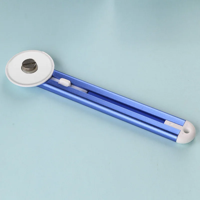 blue ceramic blade DUOFEN алюминий 45 мм роторный резак квилтеры Швейные квилтинг ткань резка ремесло инструмент герметичность регулируемый - Цвет: blue ceramic blade