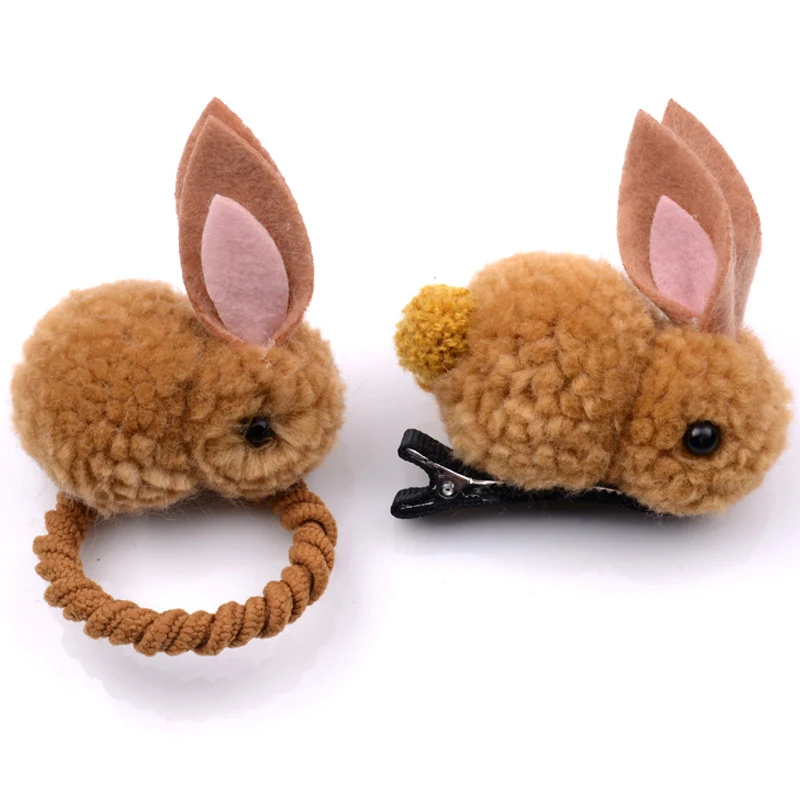 1 шт. модные украшения с животными эластичная резинка для волос кроличьими ушами