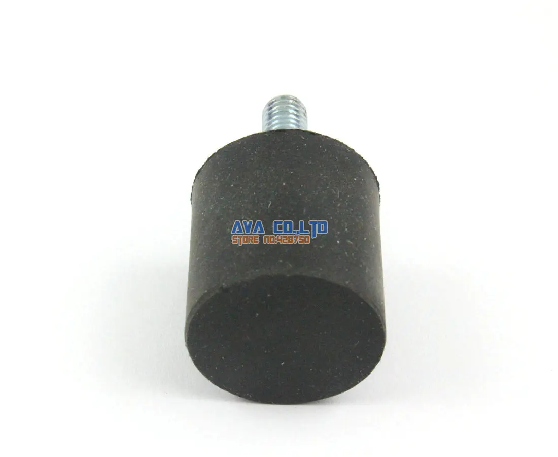 Мужской резиновый амортизатор с антивибрационным креплением 5 шт. 30*30 мм M8 * 23