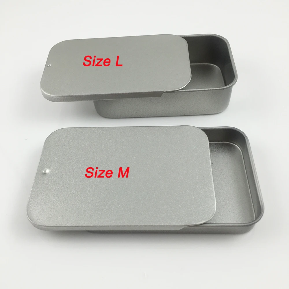 Металлическая жестяная коробка 12 шт./лот набор для выживания контейнер хранения