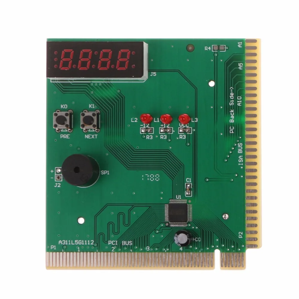 Анализатор материнской Платы PCI & ISA диагностическая карта с дисплеем 4 значный