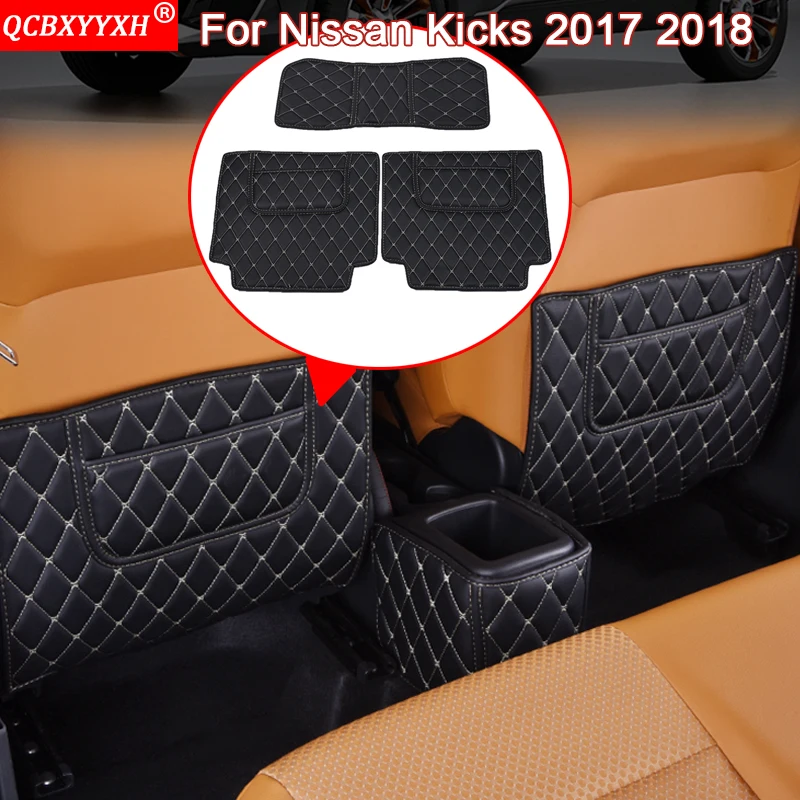 QCBXYYXH автомобильный Стайлинг Авто интерьерное сиденье протектор боковой край защитная накладка Автомобильная Наклейка Анти-защита спинки кресла для Nissan kick s
