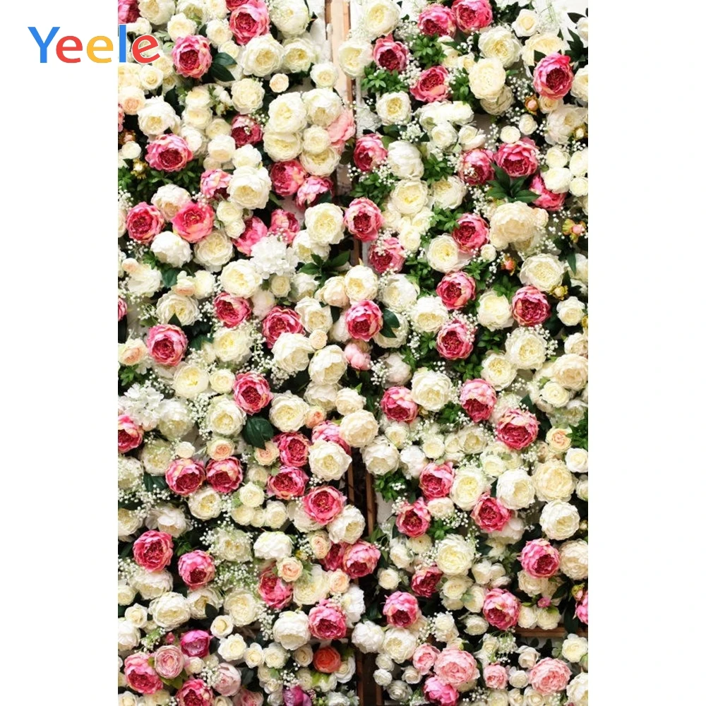Фоны Yeele для профессиональной студийной фотосъемки детей с изображением роз и