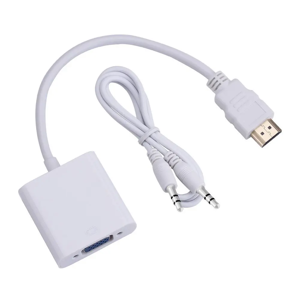 Адаптер hfes HDMI к VGA видео кабель конвертер до 1080 P от аналогового цифрового ПК HDTV dvd