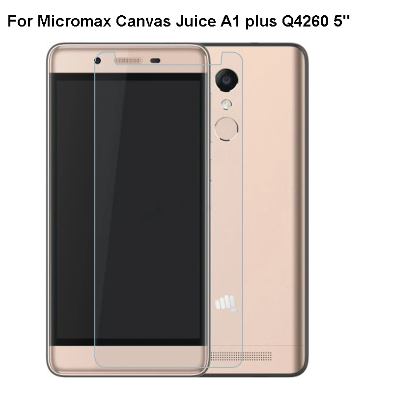 Micromax Canvas Juice A1 plus Q4260 защитная пленка из закаленного стекла для Micromax Q4260 стеклянная Защитная пленка для экрана телефона
